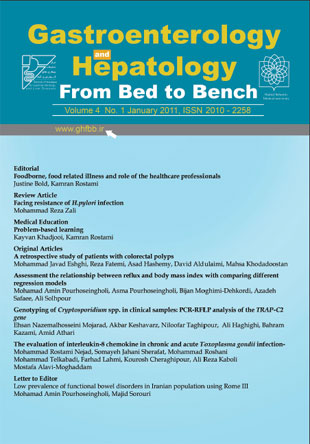 Gastroenterology and Hepatology From Bed to Bench Journal - Volume:4 Issue: 1, Winter 2011
