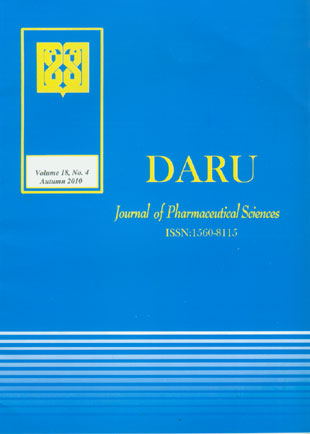 DARU, Journal of Pharmaceutical Sciences - Volume:18 Issue: 4, Winter 2010