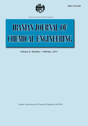 Chemical Engineering - Volume:8 Issue: 1, Winter 2011