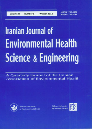 Environmental Health Science and Engineering - Volume:8 Issue: 1, Winter 2011