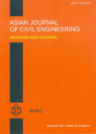 Asian journal of civil engineering - Volume:12 Issue: 6, Dec 2011