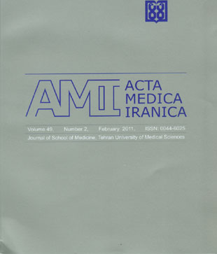 Acta Medica Iranica - Volume:49 Issue: 2, Feb 2011