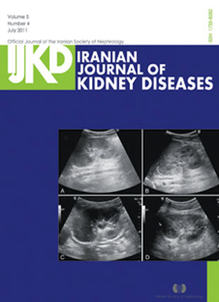 Kidney Diseases - Volume:5 Issue: 4, Jul 2011