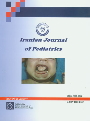 Pediatrics - Volume:21 Issue: 2, 2011