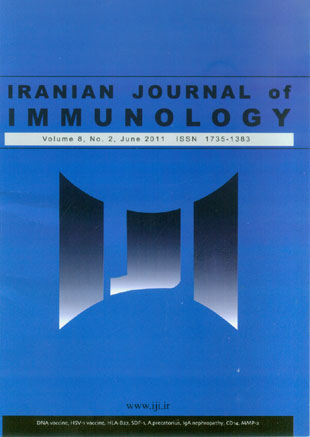 immunology - Volume:8 Issue: 2, Spring 2011