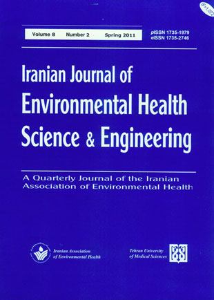 Environmental Health Science and Engineering - Volume:8 Issue: 2, Spring 2011