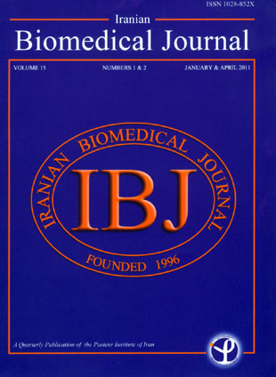 Iranian Biomedical Journal - Volume:15 Issue: 1, Jan - Apr 2011