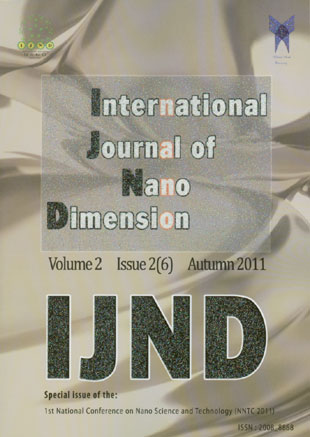 Nano Dimension - Volume:2 Issue: 2, Autumn2011