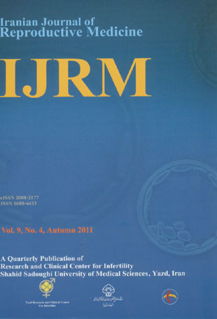 Reproductive BioMedicine - Volume:9 Issue: 4, Apr 2011