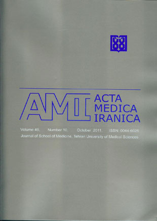 Acta Medica Iranica - Volume:49 Issue: 10, Oct 2011
