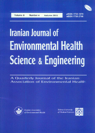 Environmental Health Science and Engineering - Volume:8 Issue: 4, Autumn 2011