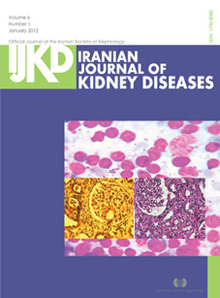 Kidney Diseases - Volume:6 Issue: 1, Jan 2012