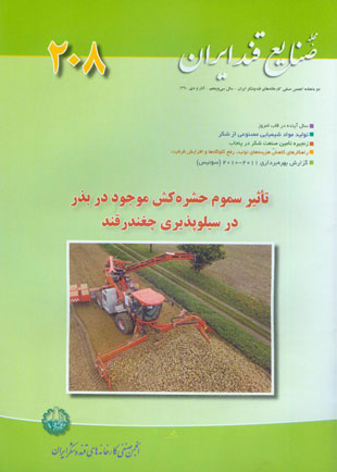 صنایع قند ایران - پیاپی 208 (آذر و دی 1390)