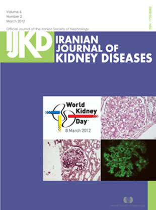 Kidney Diseases - Volume:6 Issue: 2, Mar 2012