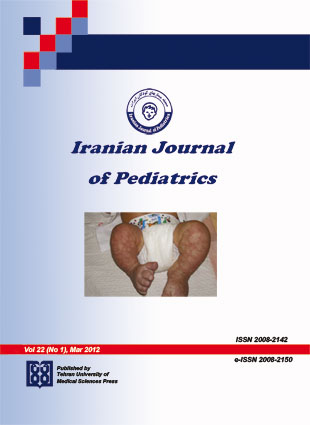 Pediatrics - Volume:22 Issue: 1, 2012