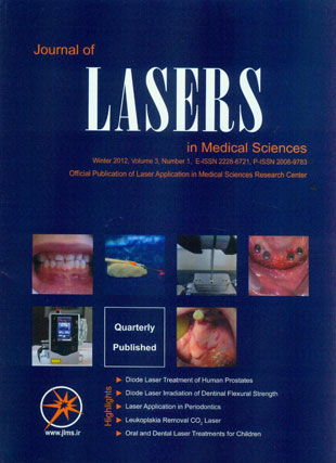 Lasers in Medical Sciences - Volume:3 Issue: 1, Winter 2012