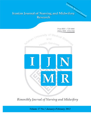 Nursing and Midwifery Research - Volume:17 Issue: 1, Jan-Feb 2012