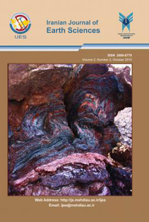 Earth Sciences - Volume:3 Issue: 1, Apr 2011