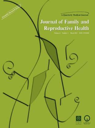 Family and Reproductive Health - Volume:6 Issue: 1, Mar 2012
