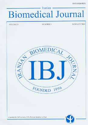 Iranian Biomedical Journal - Volume:8 Issue: 1, Jan 2004