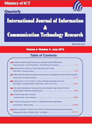 Information and Communication Technology Research - Volume:3 Issue: 4, Autumn 2011