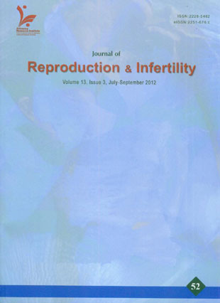 Reproduction & Infertility - Volume:13 Issue: 3, 2012