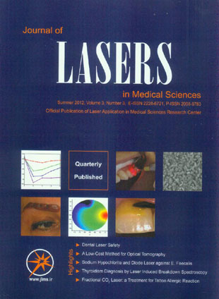 Lasers in Medical Sciences - Volume:3 Issue: 3, Summer2012