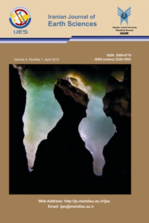 Earth Sciences - Volume:4 Issue: 1, Apr 2012