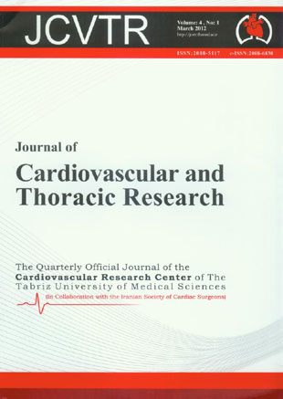 Cardiovascular and Thoracic Research - Volume:4 Issue: 1, Feb 2012