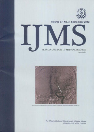 Medical Sciences - Volume:37 Issue: 3, Sep 2012