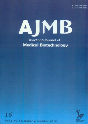 Avicenna Journal of Medical Biotechnology - Volume:4 Issue: 4, Oct-Dec 2012