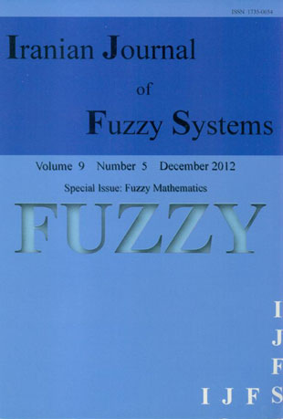 fuzzy systems - Volume:9 Issue: 5, Dec 2012