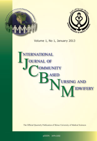 Community Based Nursing and Midwifery - Volume:1 Issue: 1, Jan 2013