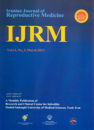 Reproductive BioMedicine - Volume:11 Issue: 3, Mar 2013