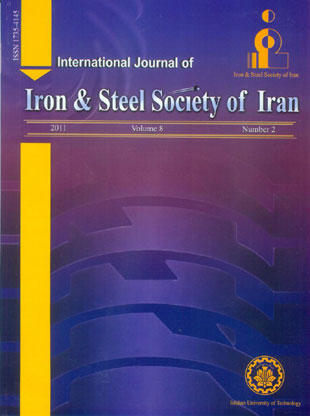 Iron and steel society of Iran - Volume:8 Issue: 2, Summer and Autumn 2011