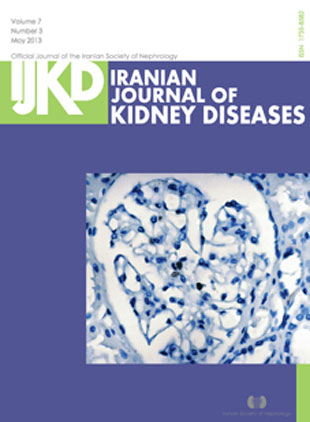 Kidney Diseases - Volume:7 Issue: 3, May 2013