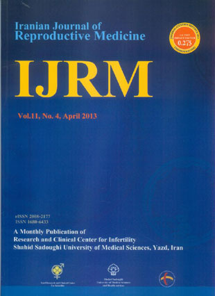 Reproductive BioMedicine - Volume:11 Issue: 4, Apr 2013