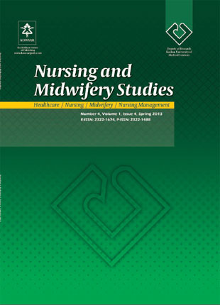 Nursing and Midwifery Studies - Volume:1 Issue: 4, Oct-Dec 2013
