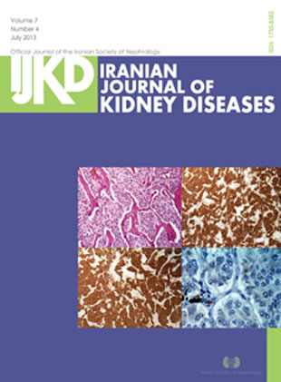 Kidney Diseases - Volume:7 Issue: 4, Jul 2013