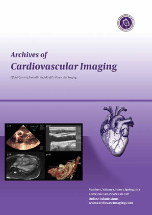 Archives Of Cardiovascular Imaging - Volume:1 Issue: 1, Aug 2013