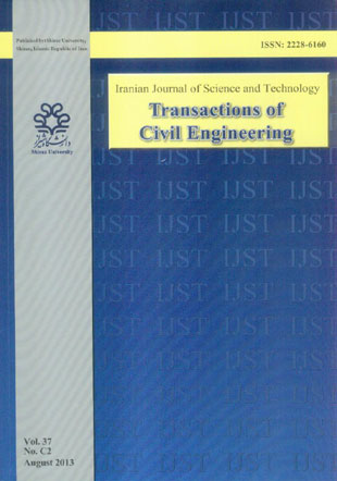 Science and Technology Transactions of Civil Engineering - Volume:37 Issue: 2, 2013
