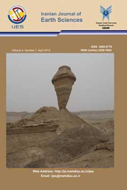 Earth Sciences - Volume:5 Issue: 1, Apr 2013