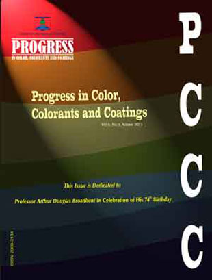 Progress in Color, Colorants and Coatings - Volume:7 Issue: 1, Winter 2014