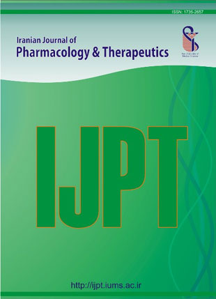 Pharmacology and Therapautics - Volume:12 Issue: 2, 2013