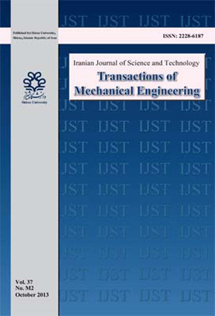 Science and Technology Transactions of Mechanical Engineering - Volume:37 Issue: 2, 2013