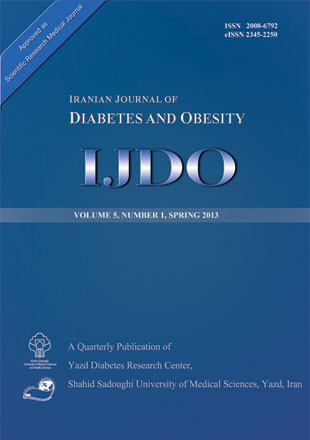 Diabetes and Obesity - Volume:5 Issue: 1, Spring 2013