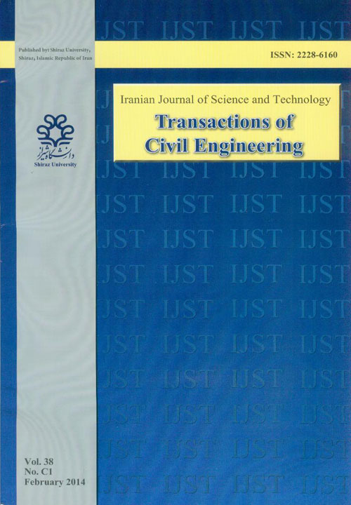Science and Technology Transactions of Civil Engineering - Volume:38 Issue: 1, 2014