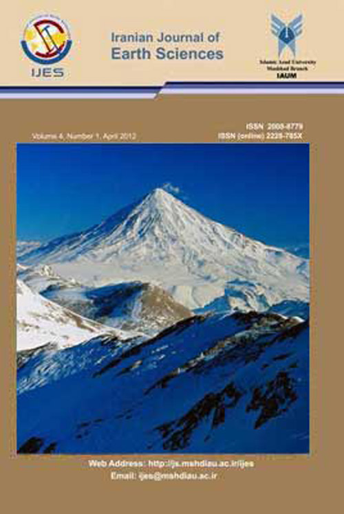 Earth Sciences - Volume:5 Issue: 2, Oct 2013