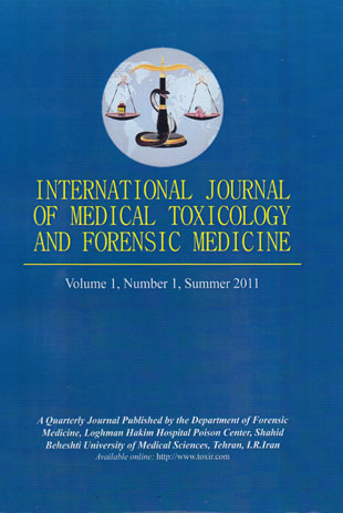 Medical Toxicology and Forensic Medicine - Volume:4 Issue: 1, Winter 2014