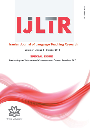 Language Teaching Research - Volume:1 Issue: 3, Oct 2013